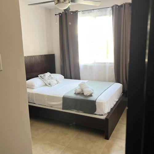Postel nebo postele na pokoji v ubytování Casa entera a minutos del mar en Playa Coronado