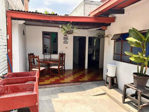 Balkoni atau teres di Hostal La Fuente