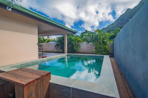 Bazén v ubytování Bora Bora House Tahi nebo v jeho okolí