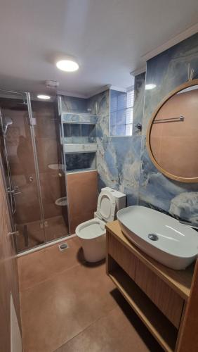 Ένα μπάνιο στο Mairy's Apts Paleochora Mimagia