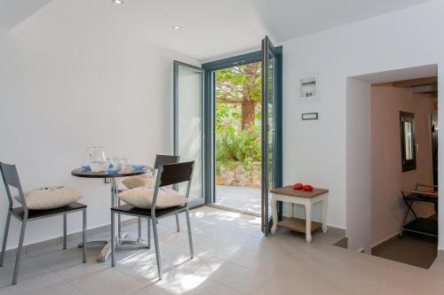 Posezení v ubytování Chorio House Platanias