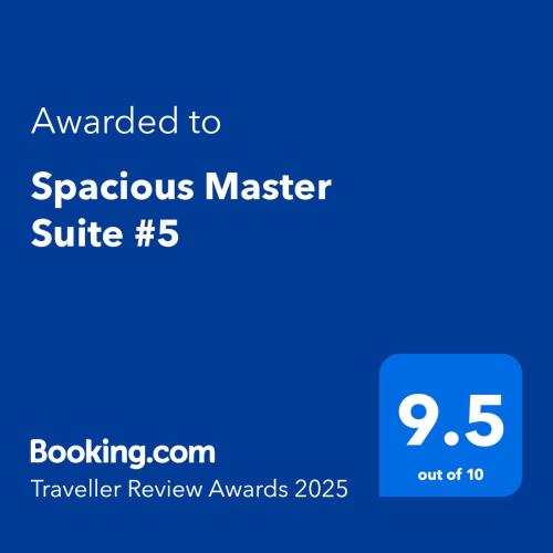 Spacious Master Suite #5 면허증, 상장, 서명, 기타 문서