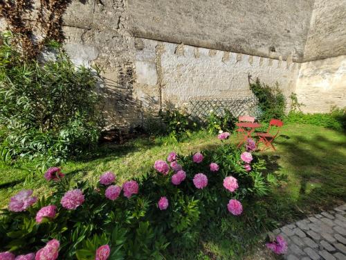Taman di luar Appartement de charme dans une maison de maître