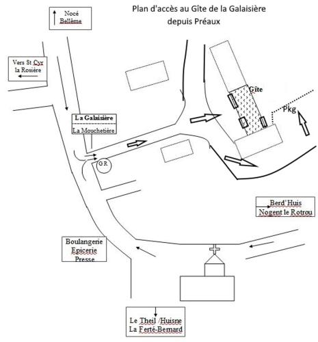 a schematic diagram of the experimental apparatus at Gîte de La Galaisière in Préaux