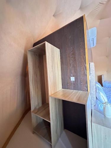 Postel nebo postele na pokoji v ubytování camp Sam Wadi Rum