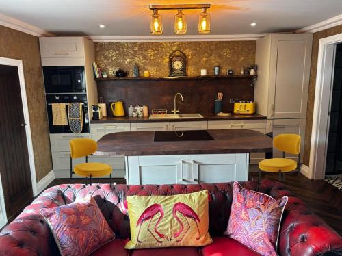 Kuchyň nebo kuchyňský kout v ubytování The Kensington, Victorian 1-bed