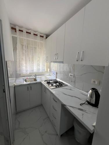 Kuchyň nebo kuchyňský kout v ubytování Guest House Vlore