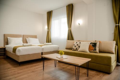 Postel nebo postele na pokoji v ubytování Villa Petra