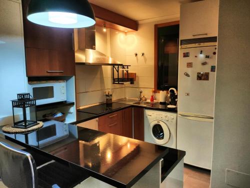 Dapur atau dapur kecil di Spa Costa Reinante