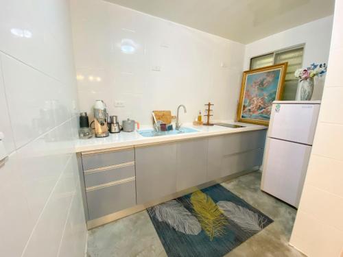 Dapur atau dapur kecil di Little Courtyard Inn