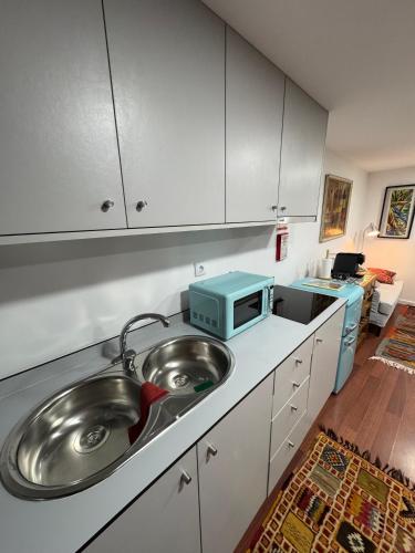 Dapur atau dapur kecil di Casa do Apeadeiro