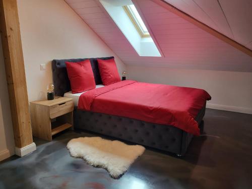 Postel nebo postele na pokoji v ubytování Le loft