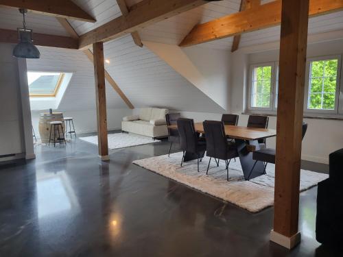 Posezení v ubytování Le loft