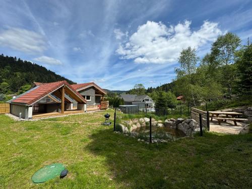 Chalet du saut de la bourrique, plain-pied, SPA couvert, terrain clôturé
