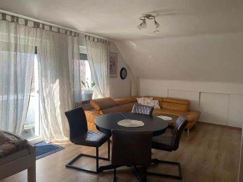 Χώρος καθιστικού στο Ferien Wohnung