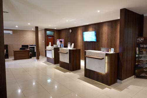 TV a/nebo společenská místnost v ubytování Sanghyang Indah Spa Resort