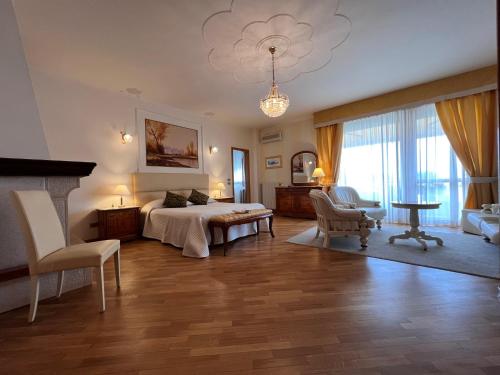 Χώρος καθιστικού στο Hotel Conca d'Oro