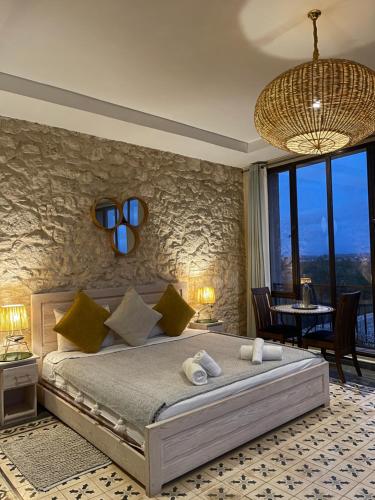 Кровать или кровати в номере Villa Mamma Giò
