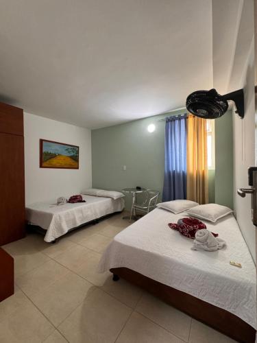Katil atau katil-katil dalam bilik di Hotel Estambul