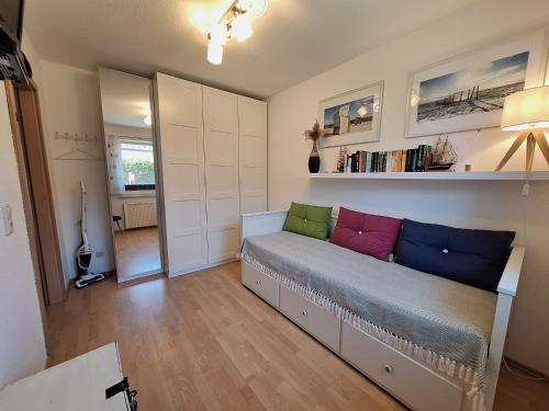 Гостиная зона в OSTSEE-Ferienhaus RAMONA - am Strand & ruhig