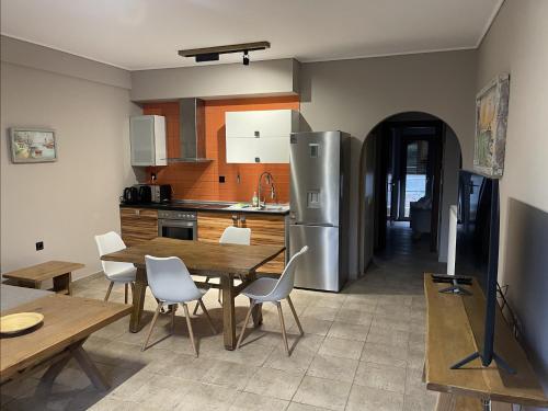 Dapur atau dapur kecil di Belvedere Κeramoti