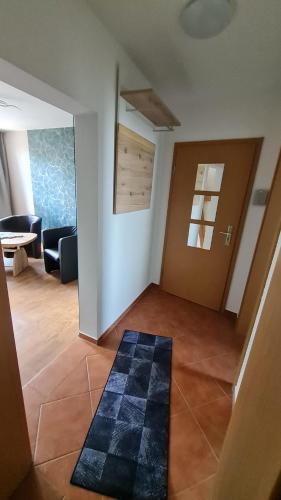 Ruang duduk di Ferienwohnung Heike