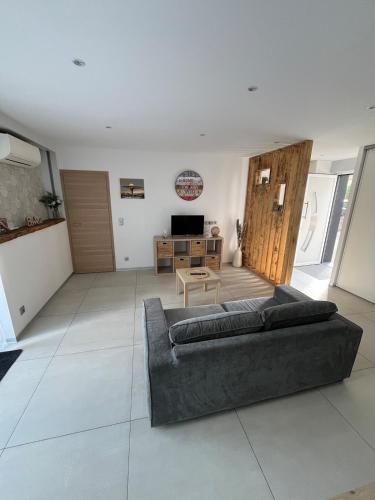 Χώρος καθιστικού στο Cozy loft 1 rdc