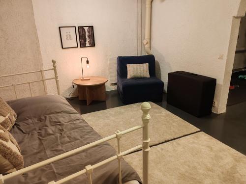 Χώρος καθιστικού στο Modern apartment in Gamla Stan
