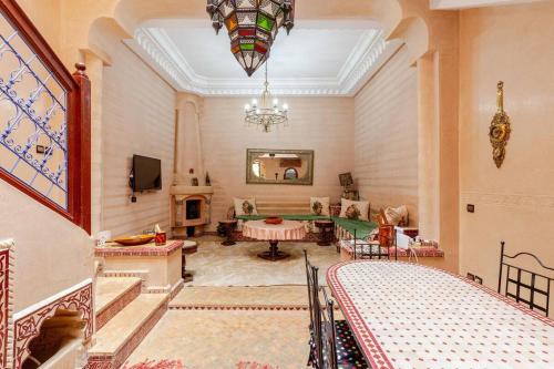 Coin salon dans l'établissement 16 Riads