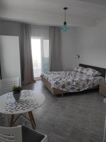 Ένα ή περισσότερα κρεβάτια σε δωμάτιο στο Casa marina