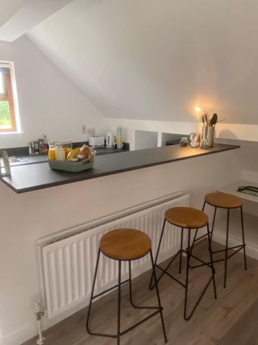 Kuchyň nebo kuchyňský kout v ubytování Rushfield Loft