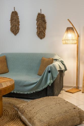Ruang duduk di Κypraios Home