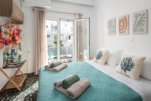 Wave 1 min walk to beach Near Kos Center