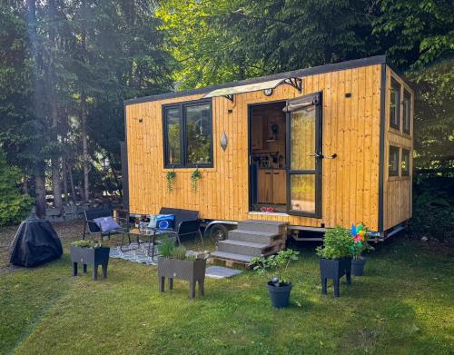Κήπος έξω από το Tiny house cozy retreat