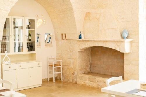 Koupelna v ubytování Trulli Arco Antico