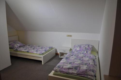 Ένα ή περισσότερα κρεβάτια σε δωμάτιο στο 4 Zimmer Wohnung Borken Zentrum