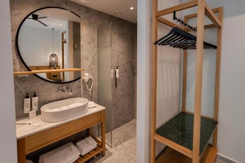 Kúpeľňa v ubytovaní Relax Hotel