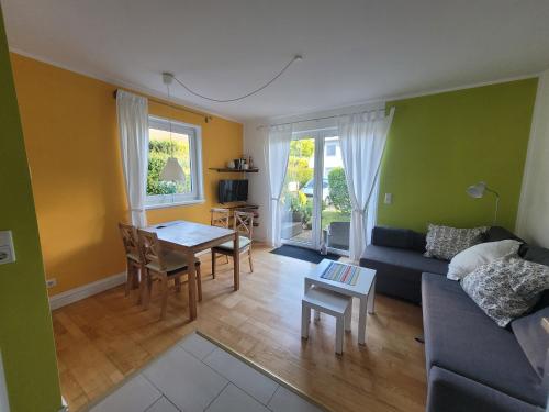 Khu vực ghế ngồi tại Ferienwohnung Ostsee23