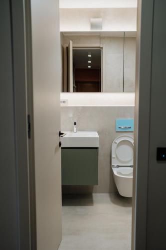Ένα μπάνιο στο Apartmaji Punta