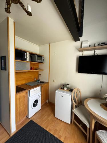 Kuchyň nebo kuchyňský kout v ubytování Loft Kalamaja