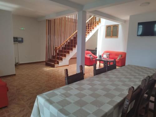 Posezení v ubytování Residencial Alto do Fortim