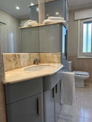 Koupelna v ubytování Casa Valvanera