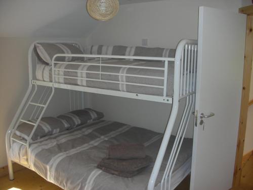 Двухъярусная кровать или двухъярусные кровати в номере Green Adventure EcoHostel