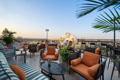 Sunline Central Hotelにあるシーティングエリア