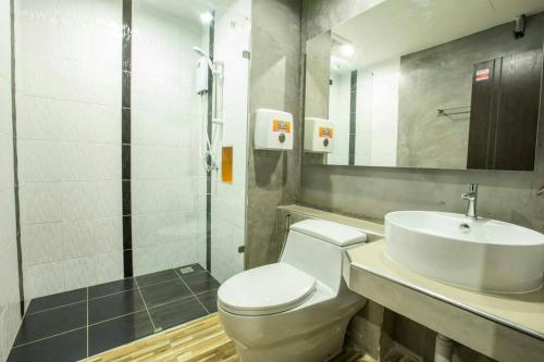 Koupelna v ubytování Sor Kor Sor Resort