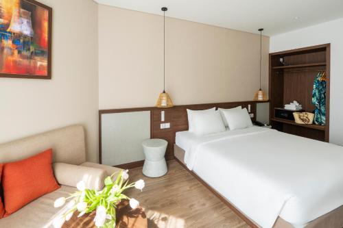 Cama o camas de una habitación en Nguyên Vũ Apec Mũi Né Mandala