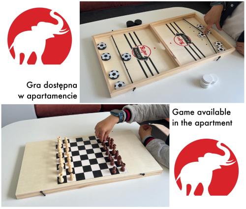 a game available in the apartment chess set at Apartament Stary Port 1 in Bydgoszcz