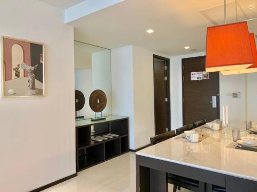 Dapur atau dapur kecil di Sathorn Prime Residence 2BR #Bangkok