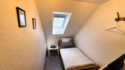 Katil atau katil-katil dalam bilik di Appartement Seeve