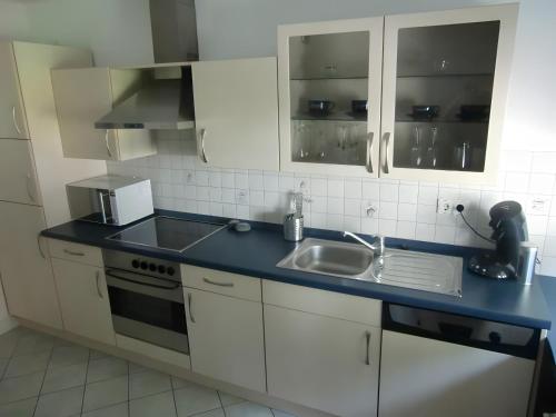 Kuchyň nebo kuchyňský kout v ubytování Ferienwohnung Uli Schätzle